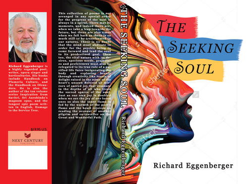 Soul design with the title 'Soulful book cover design for poetry book'