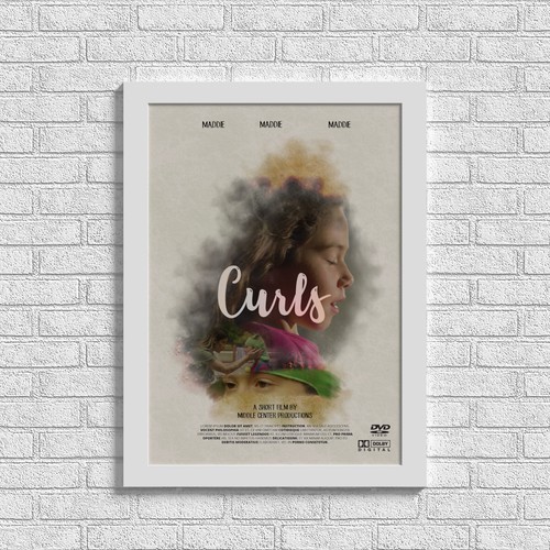 DVD cover design with the title ' CURLS'
