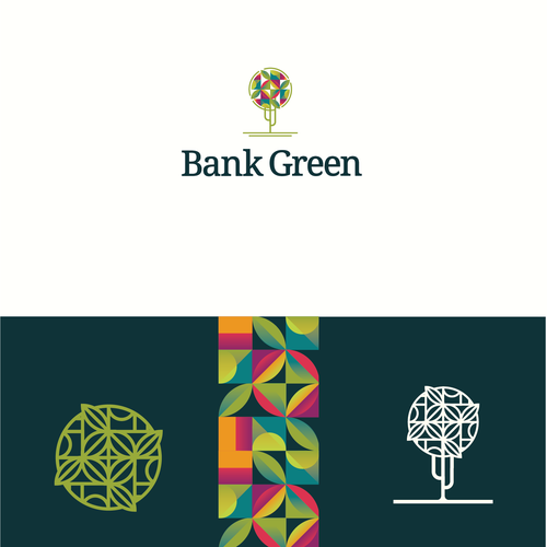 Bank logo with the title 'Bank logo'