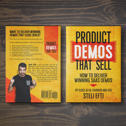Professional book cover with the title 'Book  Cover for Steli Efti'