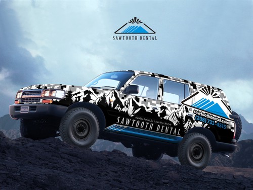 4x4 design with the title 'Dental Office 4x4 Wrap'