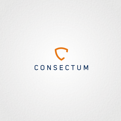 Protection design with the title 'Initials logo for Consectum'