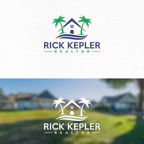 Beach logo with the title 'Rick Kepler Realtor'