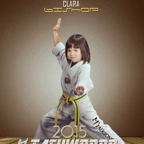 Championship design with the title 'Taekwondo World Championship Kids 2015'