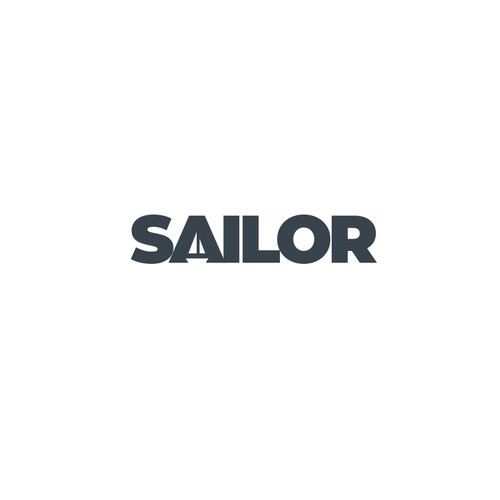 Sailing logo with the title 'SAILOR - digital agancy'