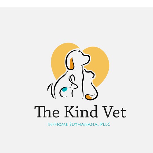 Pen tool logo with the title 'VET LOGO CONTEST '