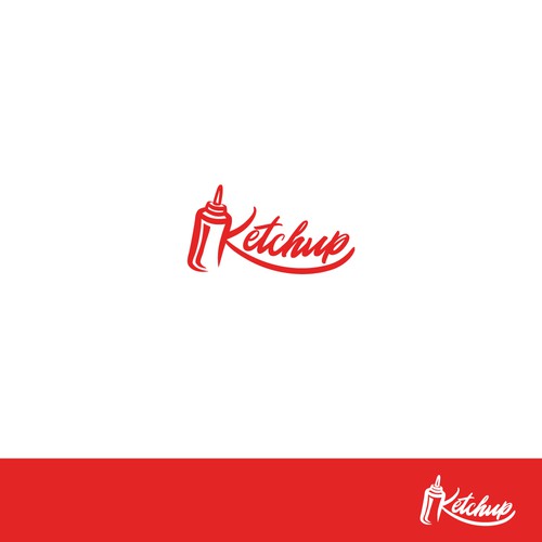 Ketchup logo with the title 'Ketchup logo'