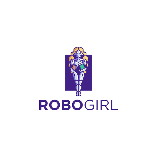 Girly logo with the title 'RoboGirl'