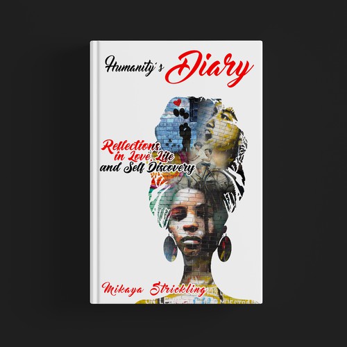 Motivational book cover with the title 'Humanity's diary'