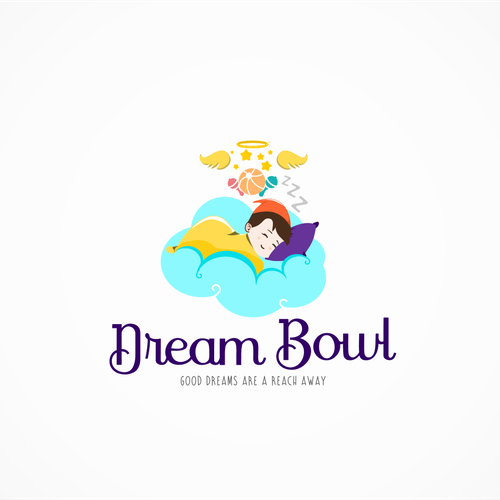 Childcare logo with the title 'Dream Bowl logo'