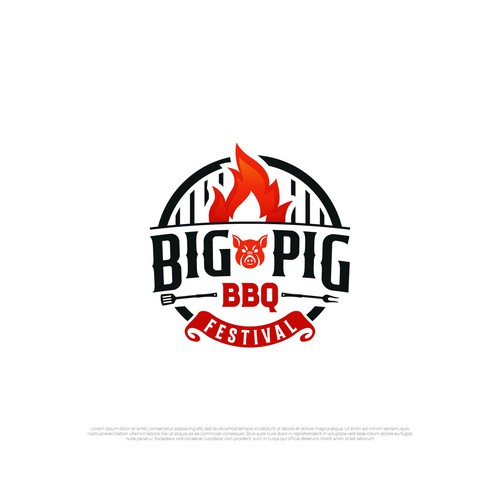 BBQ logo with the title 'BBQ LOGO'