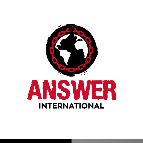 Mission logo with the title 'Answer International'
