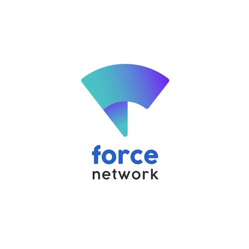 Wi-Fi logo with the title 'Force Network Logo'