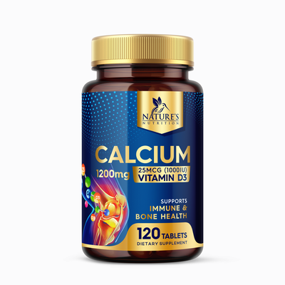 Natures Nutrition Calcium + vitamin D3 supplement 
