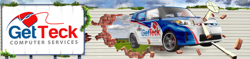 Computer artwork with the title '3D Image of GetTeck Vechicle - Free Pick-up & Delivery'