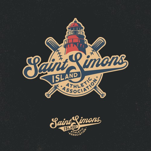 Sports brand with the title 'Vintage Logo for Baseball Youth Association'