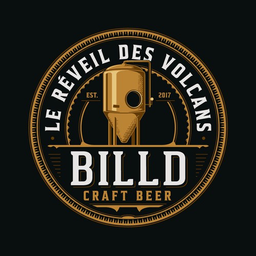 Brewery logo with the title 'Billd Craft Beer'