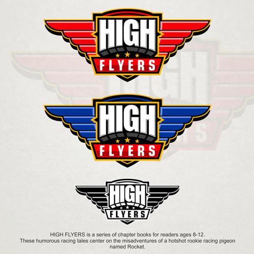 Pen tool logo with the title 'Logo for 'High Flyers''