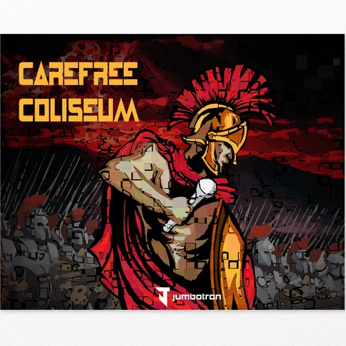 Banner artwork with the title 'Carefree Coliseum'