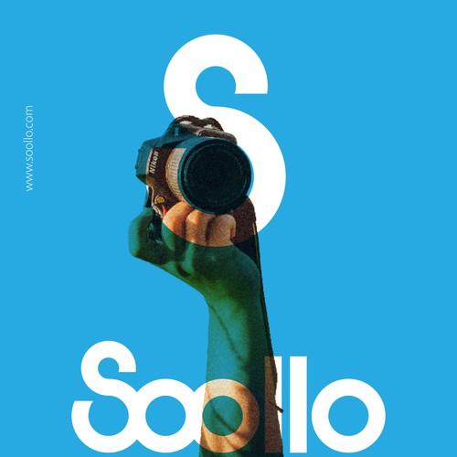 Photo logo with the title 'Bold logo for stock footage'