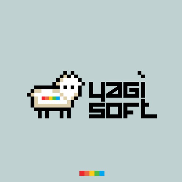 8 bit logo with the title 'yagisoft'