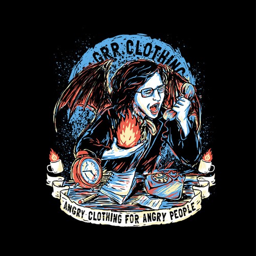 Retail t-shirt with the title 'Grrrrrrrr'