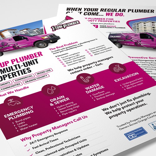 Business design with the title 'Modern Flyer Design'