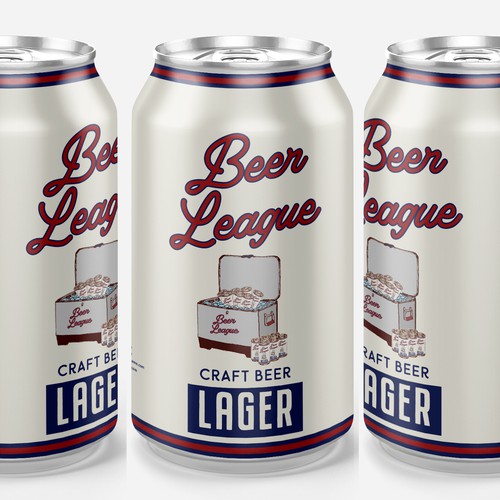 Packaging label with the title 'beer label'