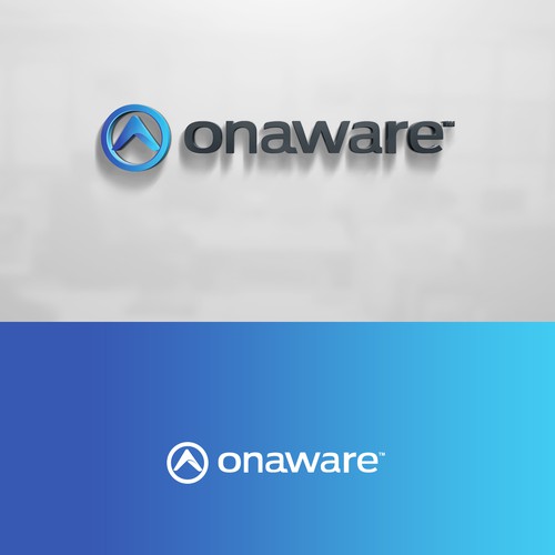 Management logo with the title 'Logo design for Onaware'