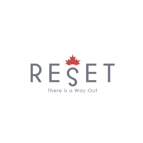 Canadian leaf logo with the title 'Logo for  Non-Profit Community Organization'