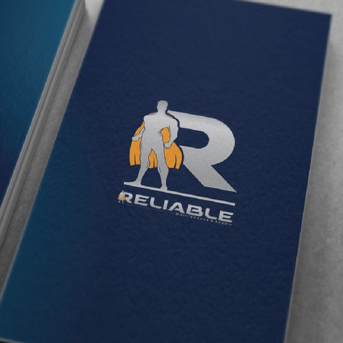 Appliance design with the title 'Illustrated logo for Reliable contactor'