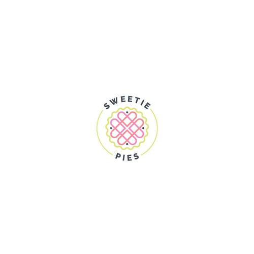Pie design with the title 'Bakes homemade pies logo'
