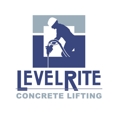 Corporate identity logo with the title 'LevelRite logo'