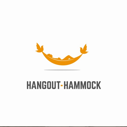 Outdoor logo with the title 'Hangout-Hammock'