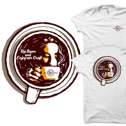 Coffee t-shirt with the title 'Coffee Cup'