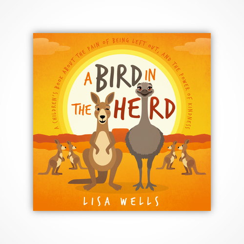 Children's book cover with the title 'Book Cover design'