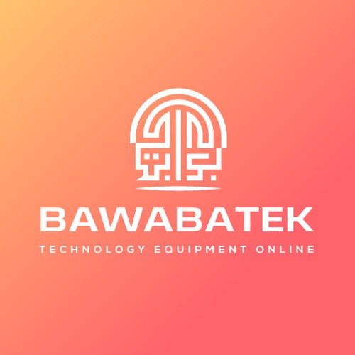 Arabic calligraphy design with the title 'BAWABATEK'