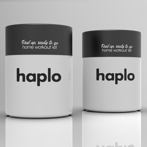 Workout design with the title 'Home workout'