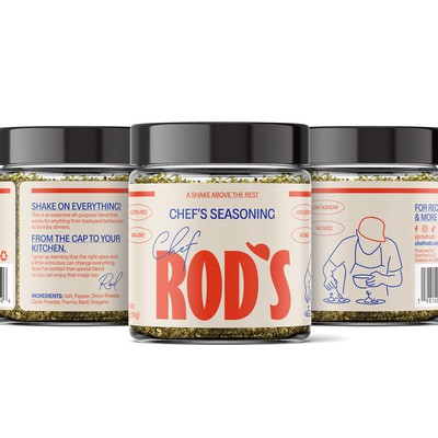 Design the Next Iconic Label for Chef Rod's All-Purpose Seasoning