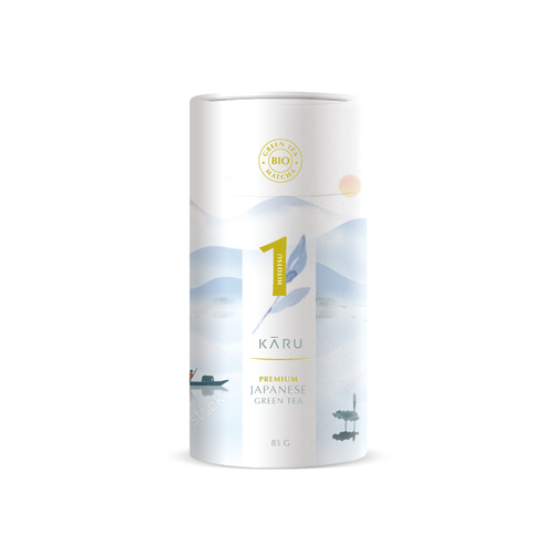 Green tea packaging with the title 'Green Tea'