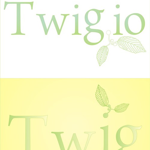 Shabby chic logo with the title 'Logo for Twig'