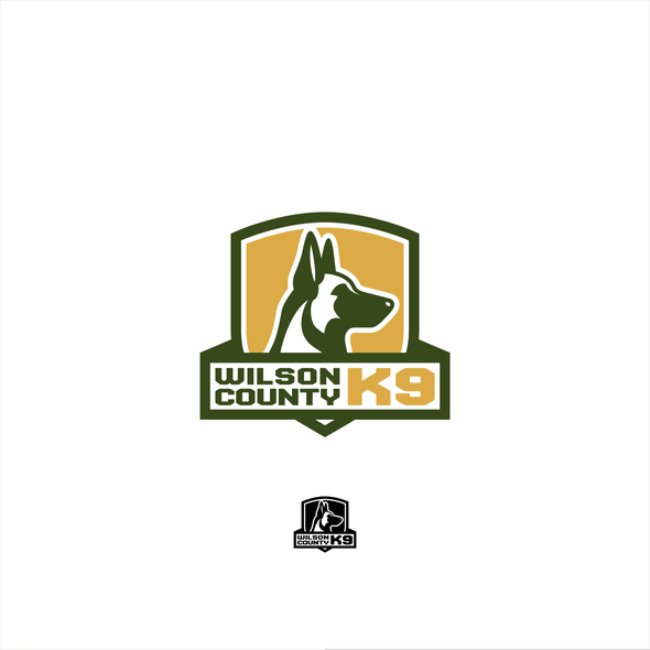 Dog training logo with the title 'Wilson County K9'