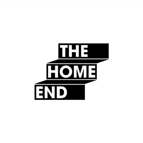 Stair design with the title 'Typographic Stairs Logo'