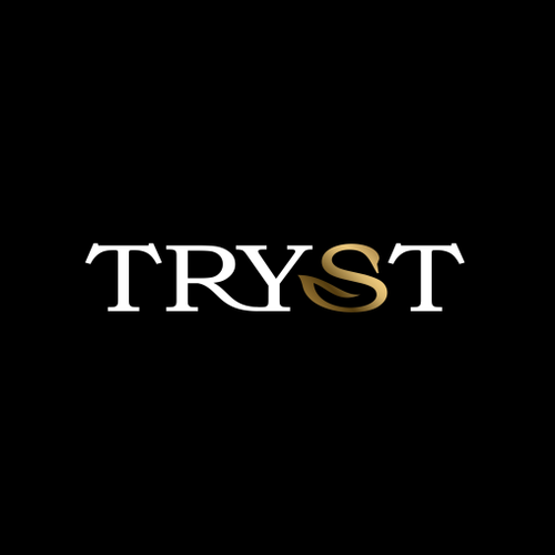 Boat logo with the title 'TRYST'