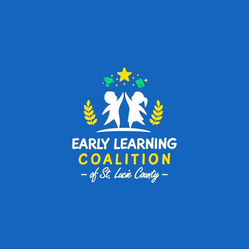 Preschool logo with the title 'Logo with meaning inside'