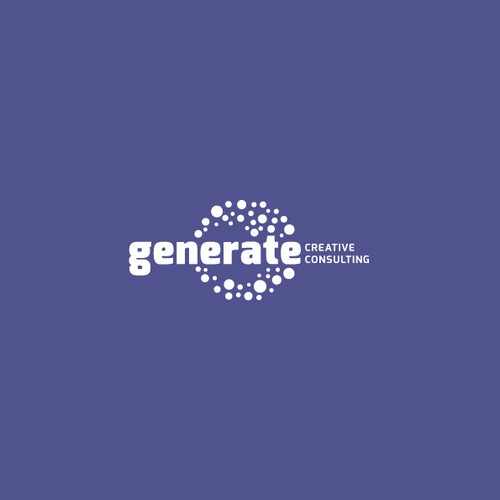 Foam logo with the title 'Logo Concept for Generate Creative Consulting'