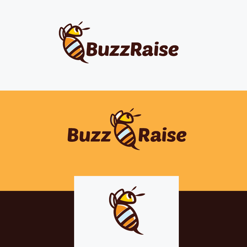 Buzz logo with the title 'Bee logo '