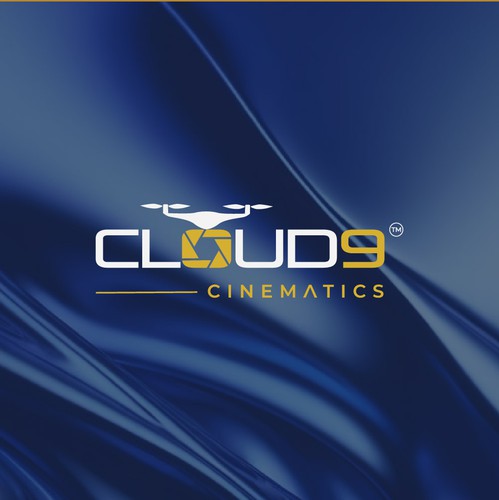 Drone photography logo with the title 'Cloud9 Cinematic logo'