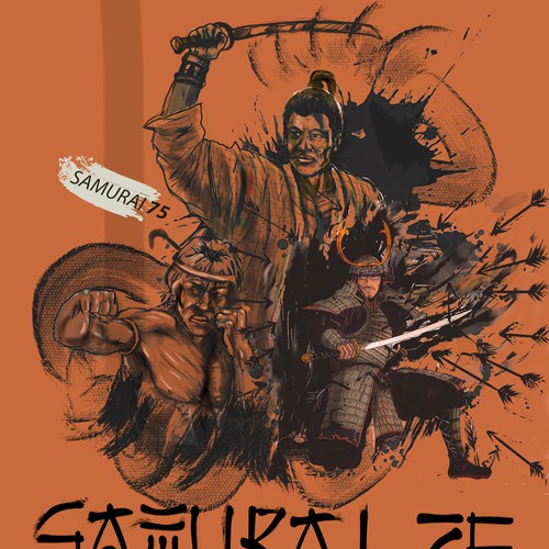 Rust design with the title 'samurai '