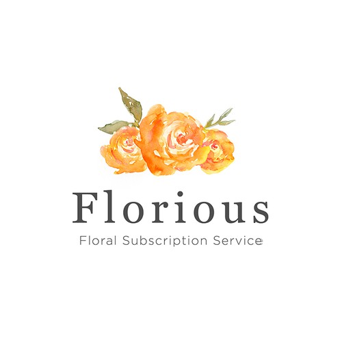 Floral brand with the title 'Florious'